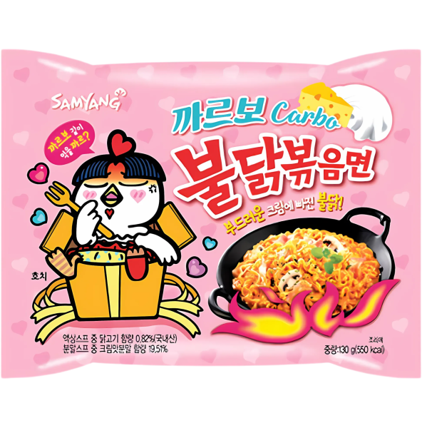 SAMYANG - Buldak Carbonara Hot Chicken Flavor Ramen 130g